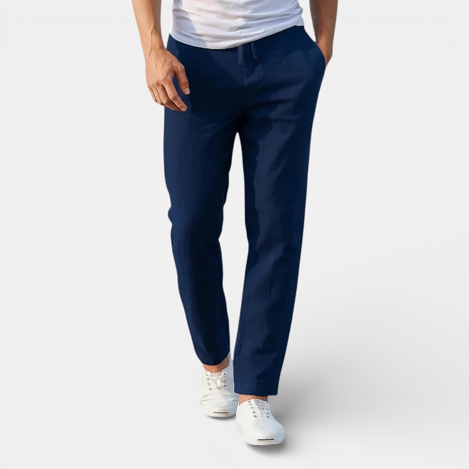 ARON 通気性テーパードパンツ