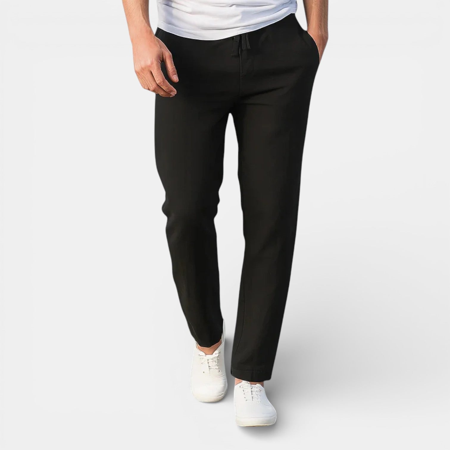 ARON 通気性テーパードパンツ