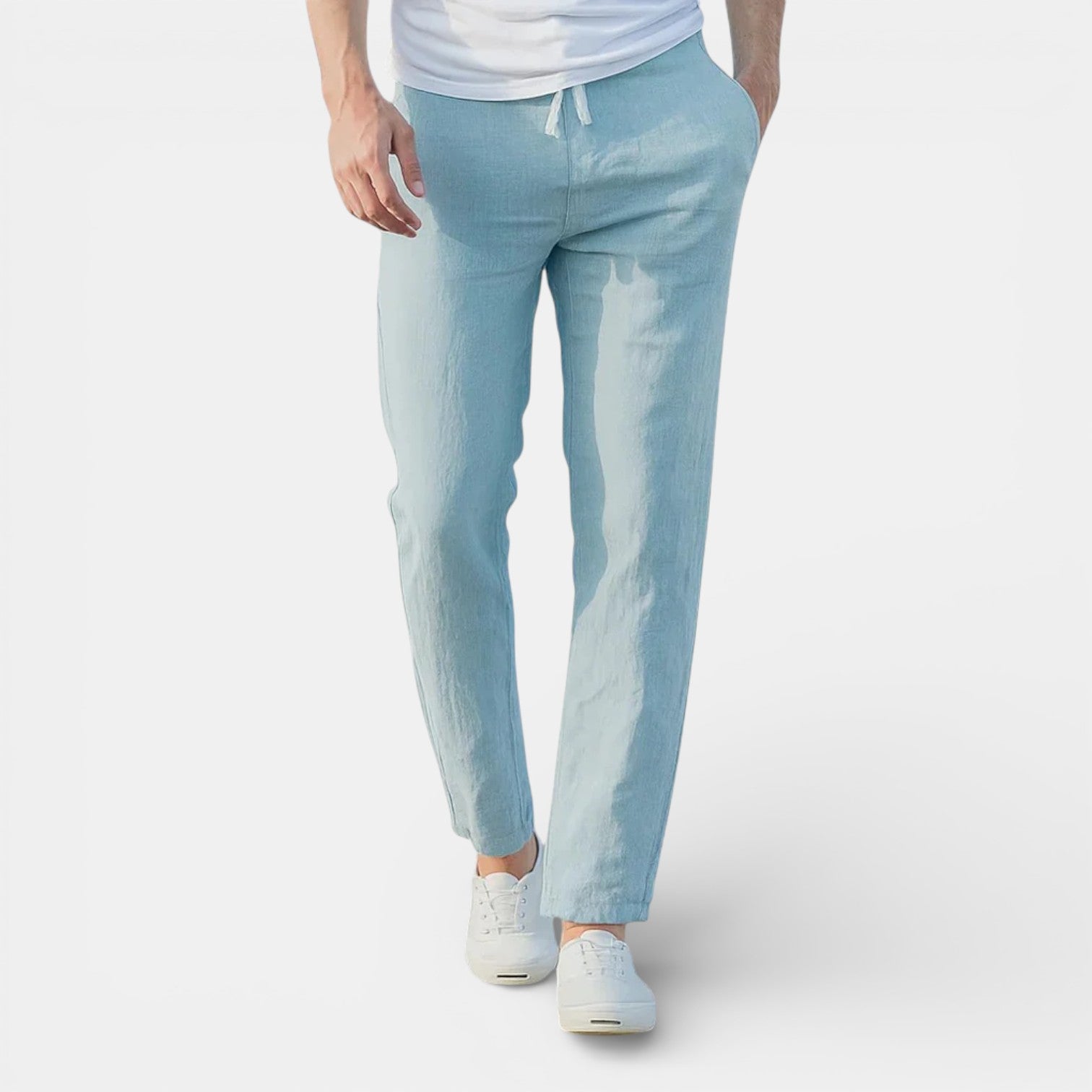 ARON 通気性テーパードパンツ