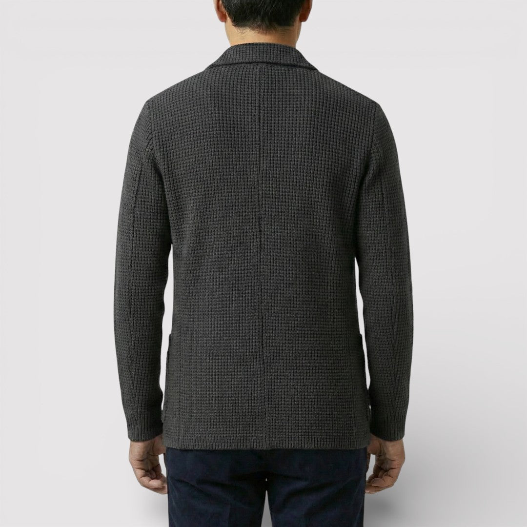 ROLF ワッフルニット・カーディガン