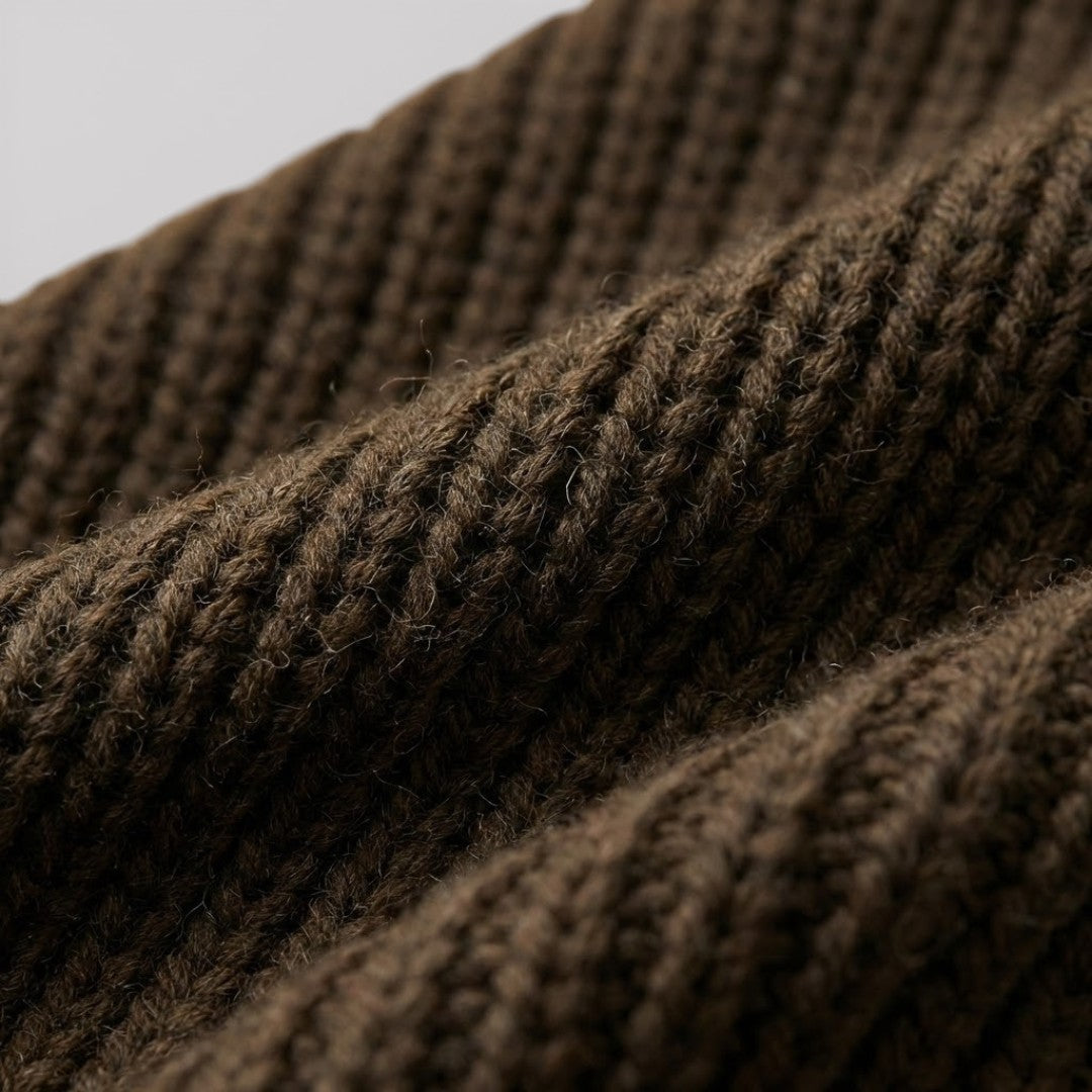 ALWIN レギュラーリブニットセーター