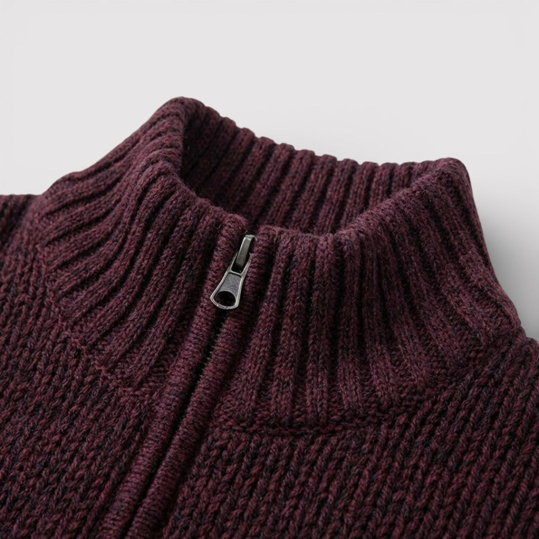 VIDO レギュラー・スタンドカラー・セーター