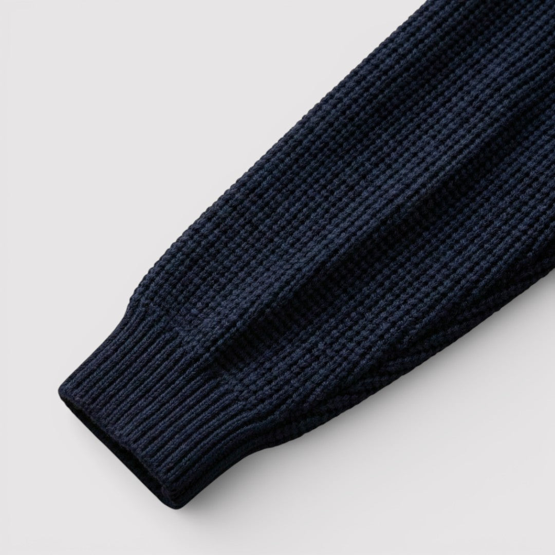 ROLF ワッフルニット・カーディガン