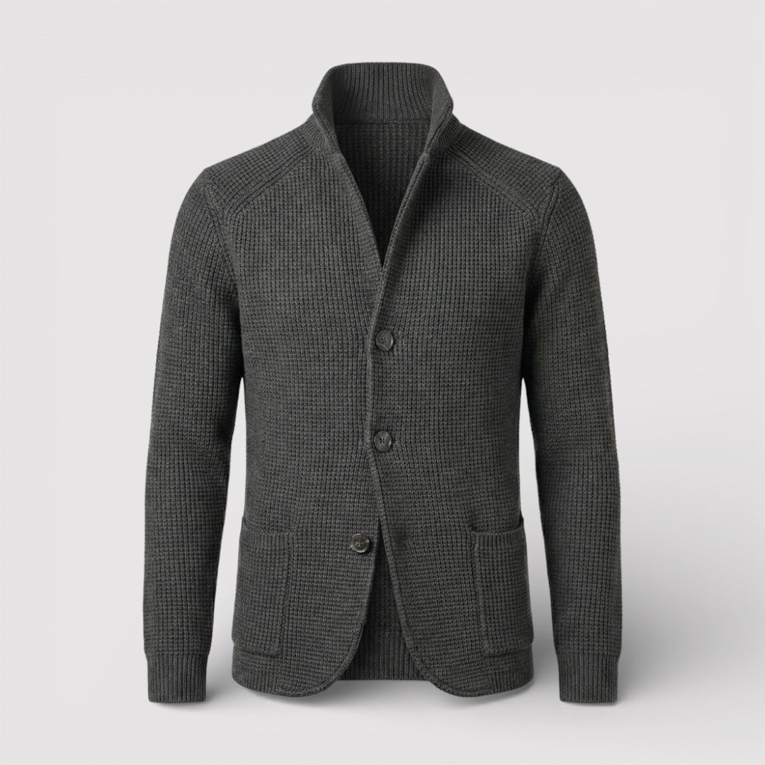 ROLF ワッフルニット・カーディガン