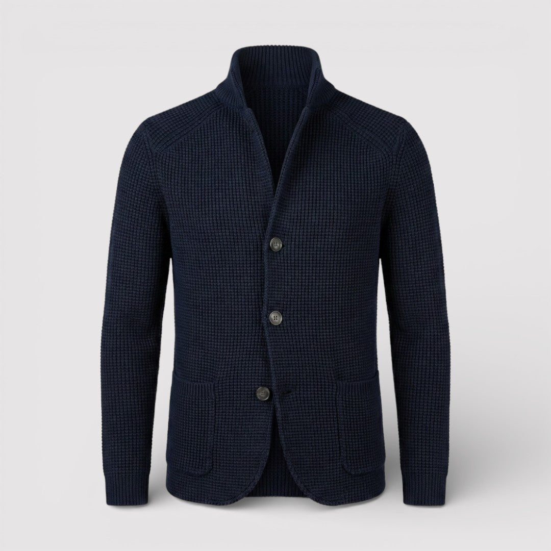 ROLF ワッフルニット・カーディガン