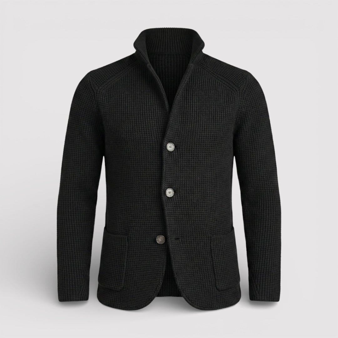 ROLF ワッフルニット・カーディガン
