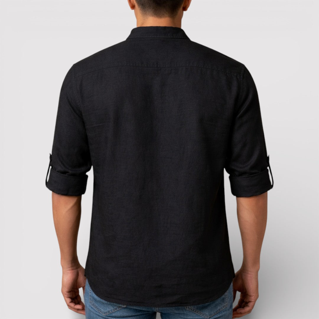 BRENO 春夏バンドカラーシャツ