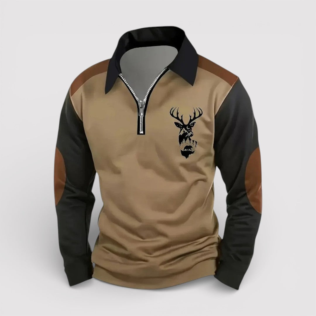 NIEL 軽量ハーフジップ・セーター