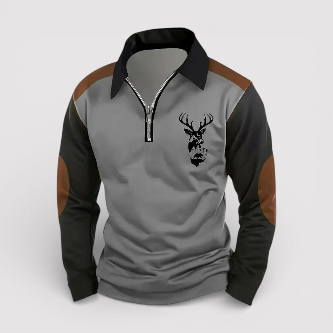 NIEL 軽量ハーフジップ・セーター