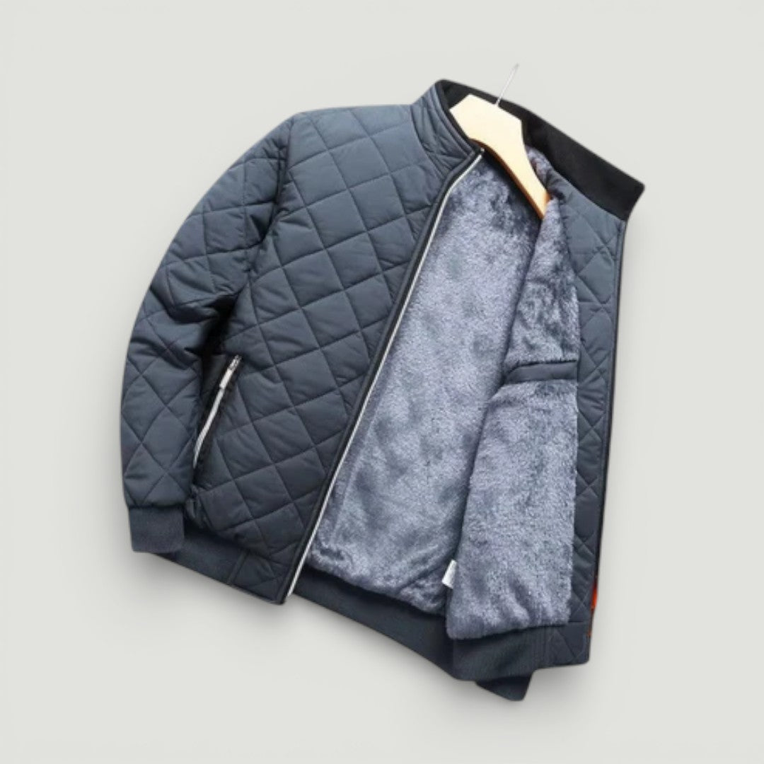 BERT キルティング・ジップ・ジャケット