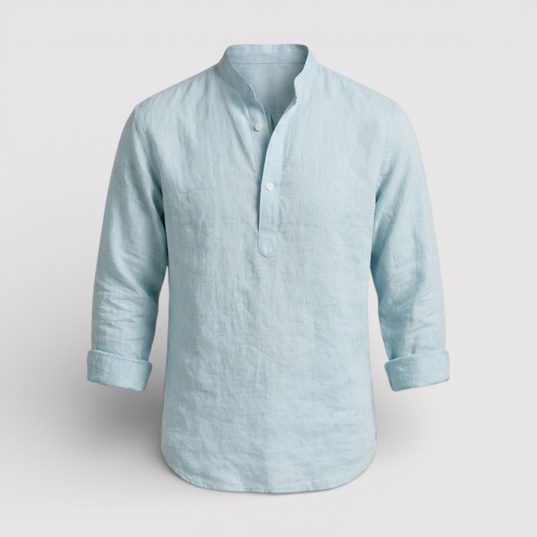 BRENO 春夏バンドカラーシャツ