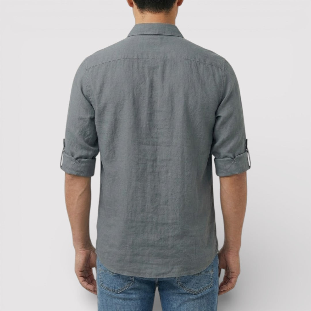 FABIO 春夏リネン・ポロシャツ