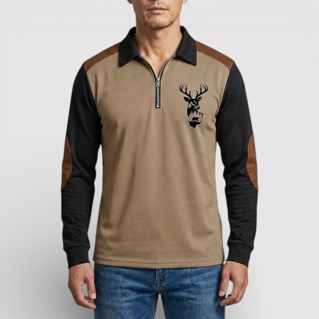 NIEL 軽量ハーフジップ・セーター