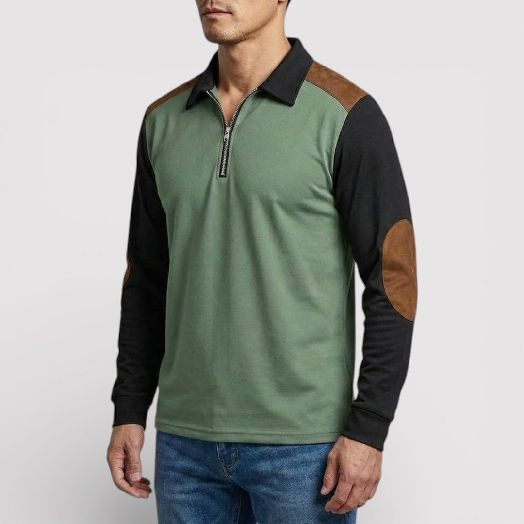 NIEL 軽量ハーフジップ・セーター