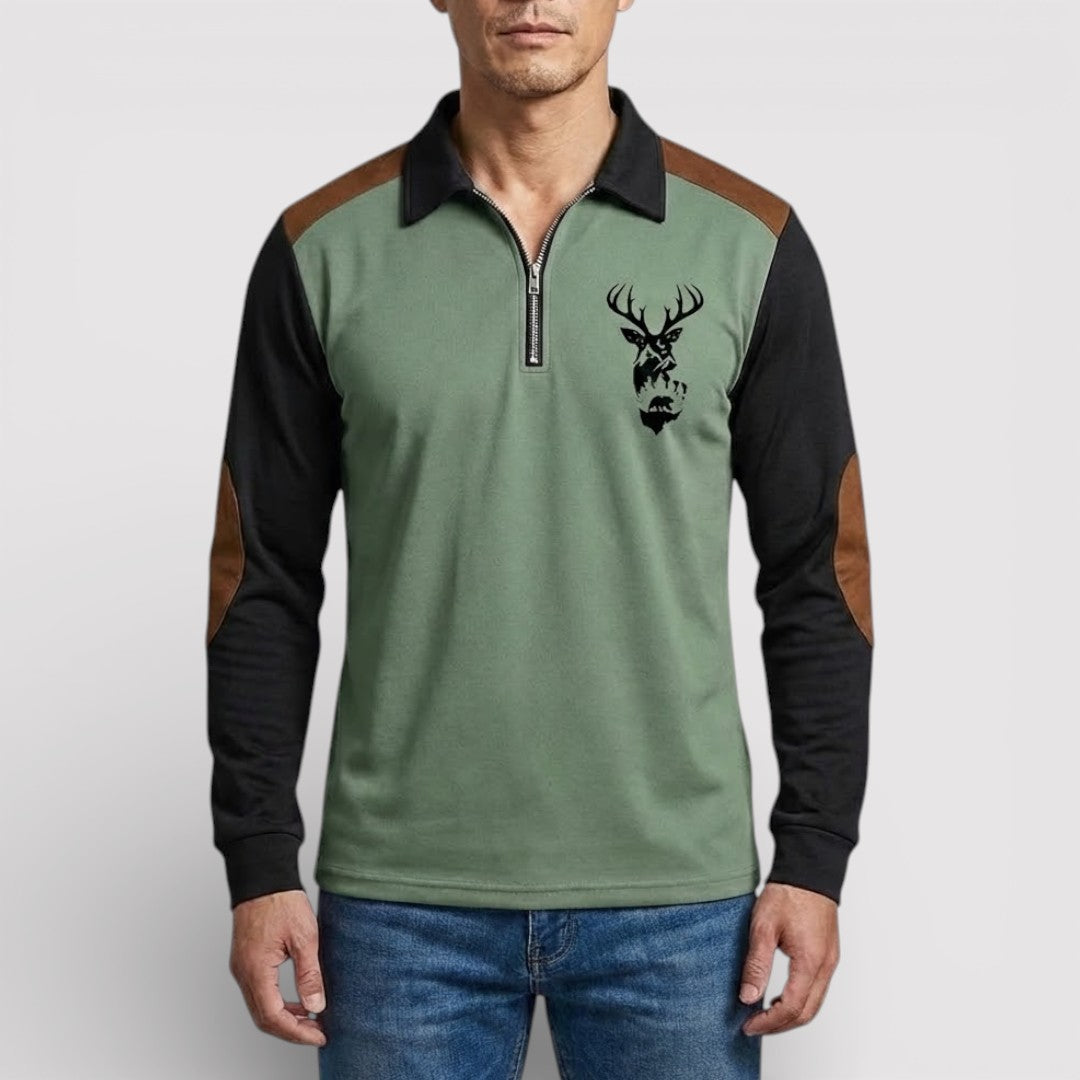 NIEL 軽量ハーフジップ・セーター