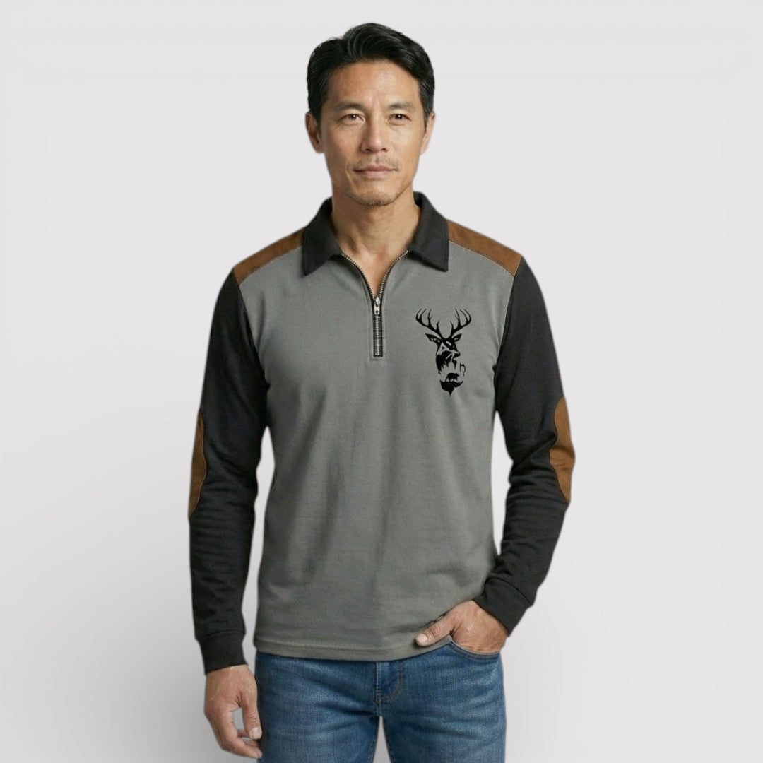 NIEL 軽量ハーフジップ・セーター