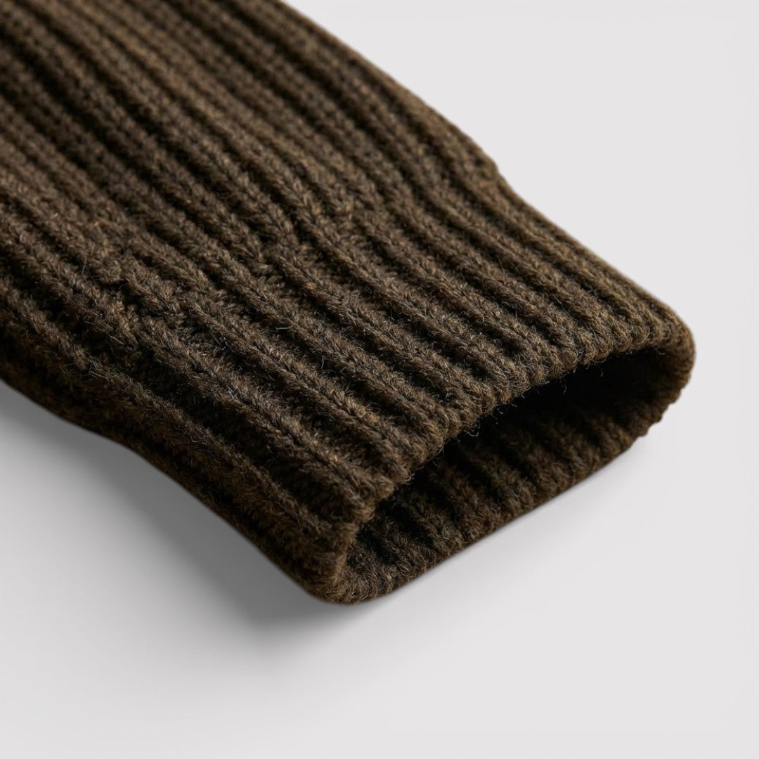 ALWIN レギュラーリブニットセーター