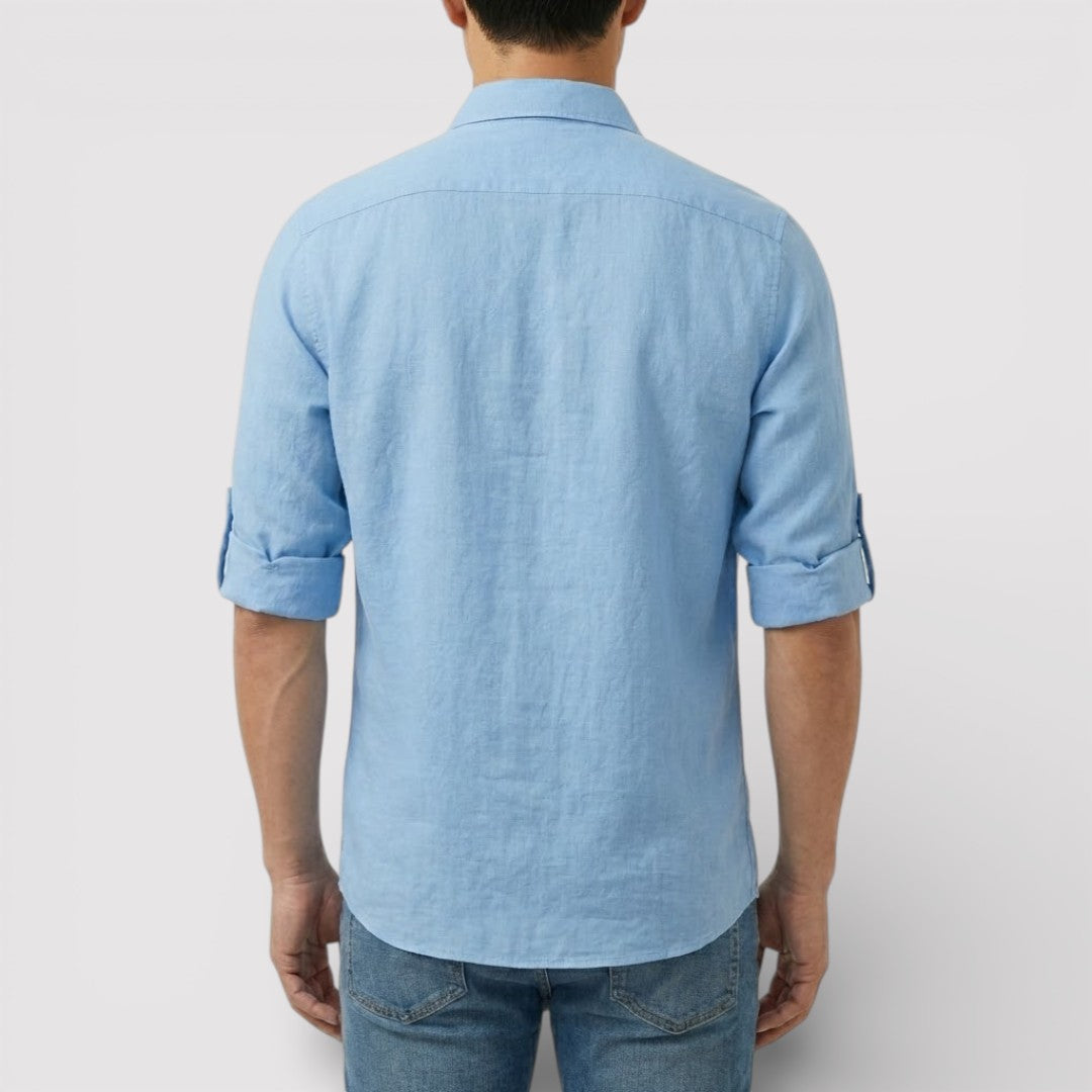 FABIO 春夏リネン・ポロシャツ