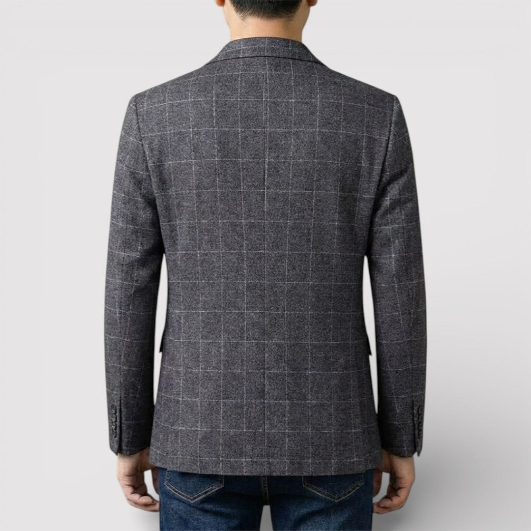 NICK プレミアム・チェック・ブレザー
