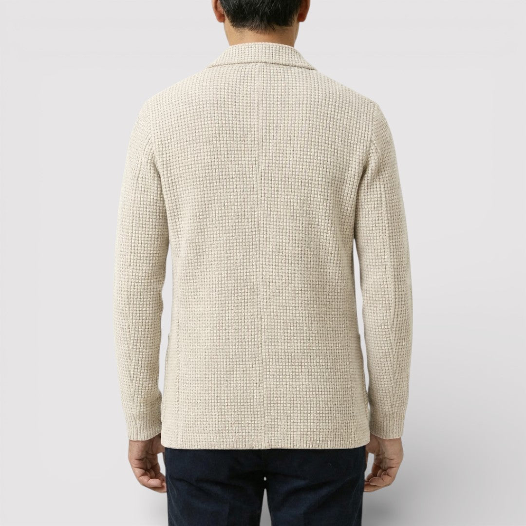 ROLF ワッフルニット・カーディガン