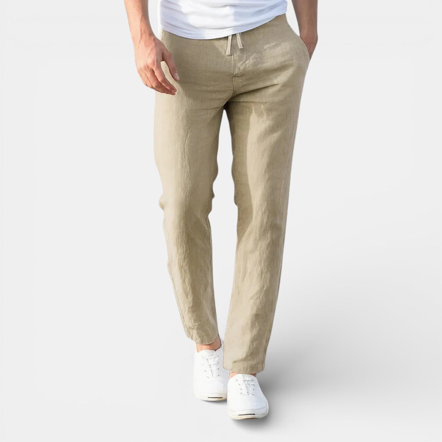 ARON 通気性テーパードパンツ