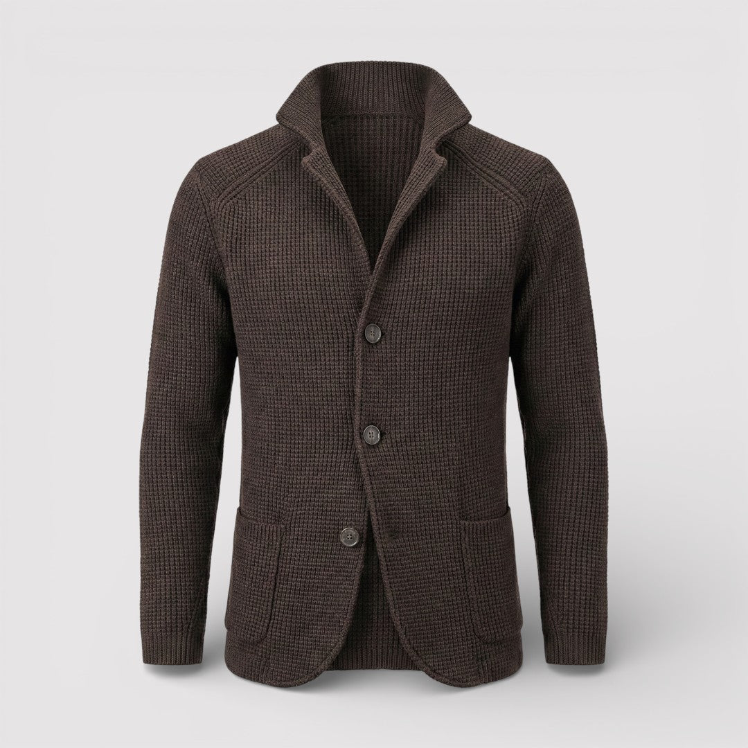 ROLF ワッフルニット・カーディガン