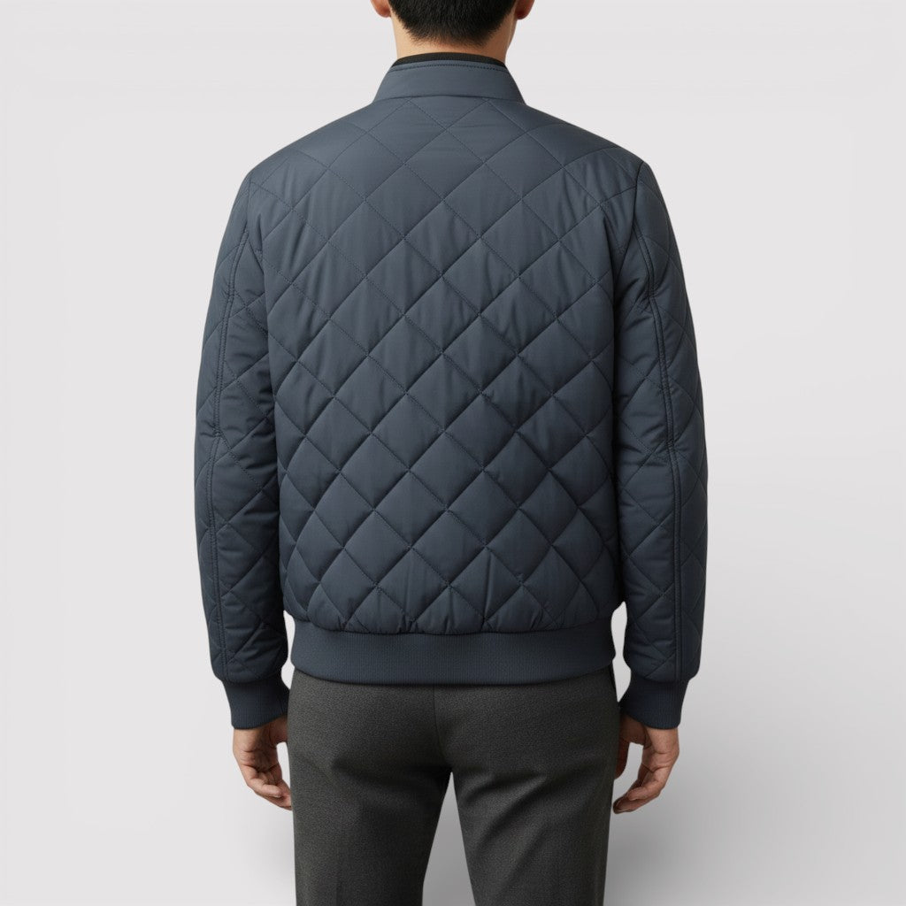 BERT キルティング・ジップ・ジャケット