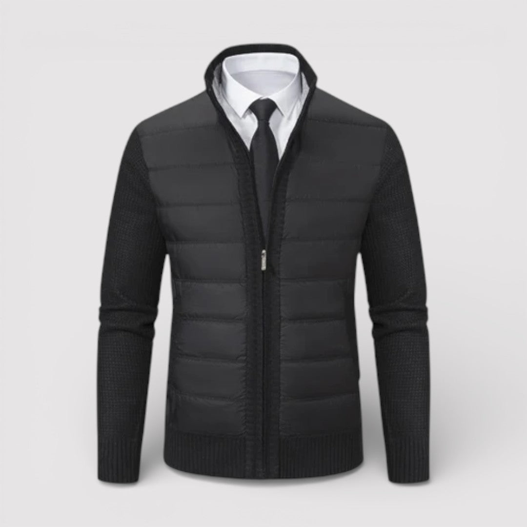 ERIK パネル中わたニット・ジャケット