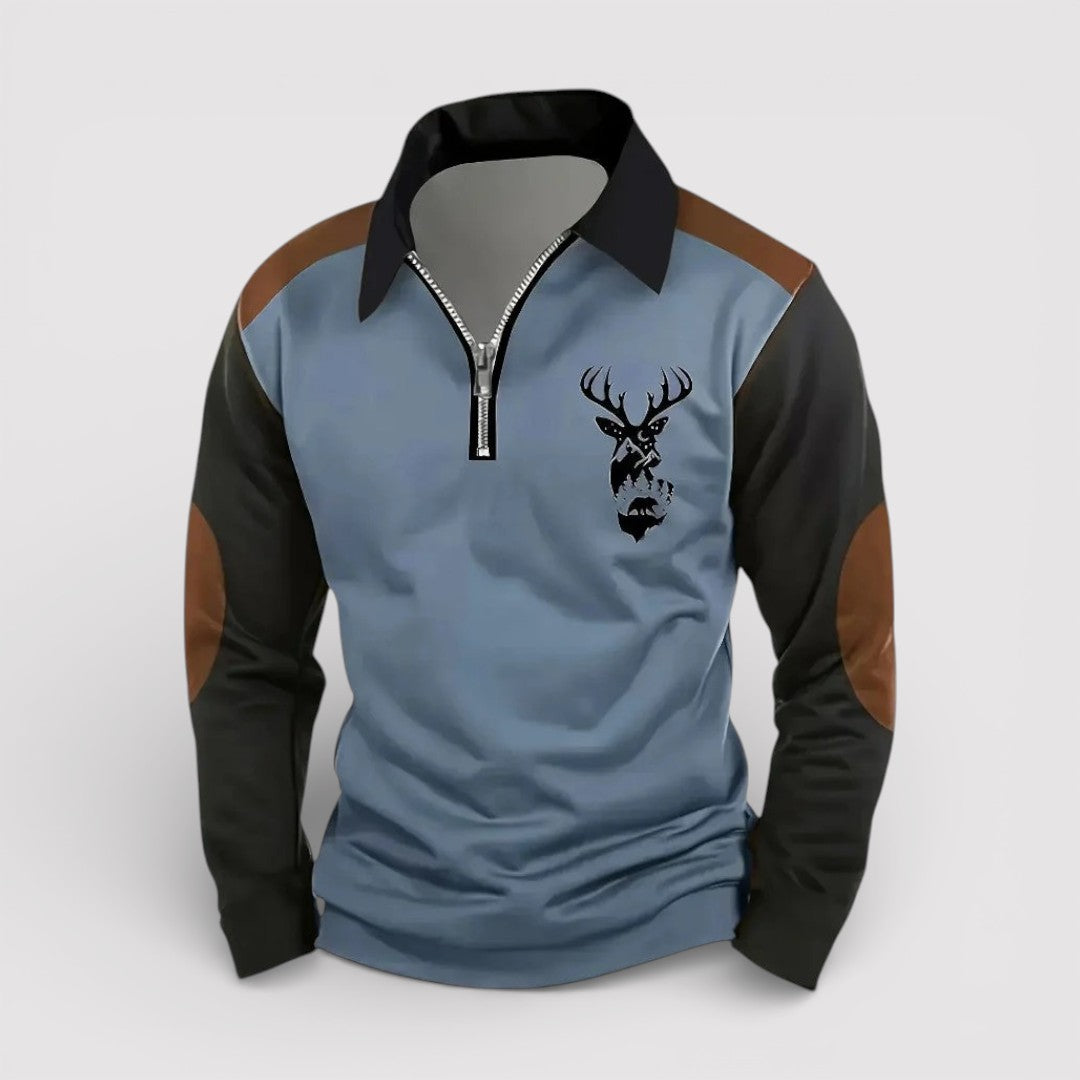 NIEL 軽量ハーフジップ・セーター