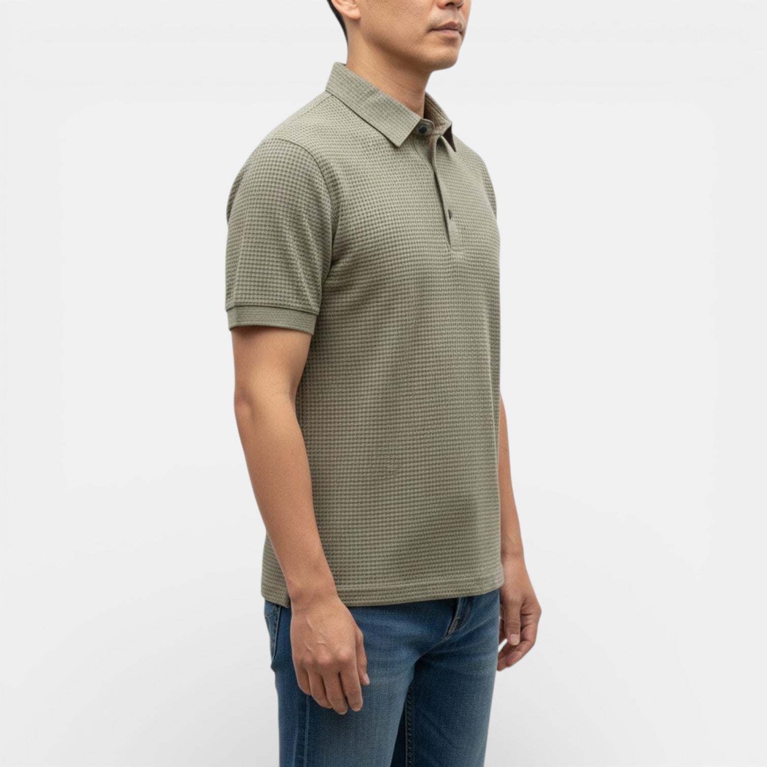 KENT 通気性ワッフル・ポロ