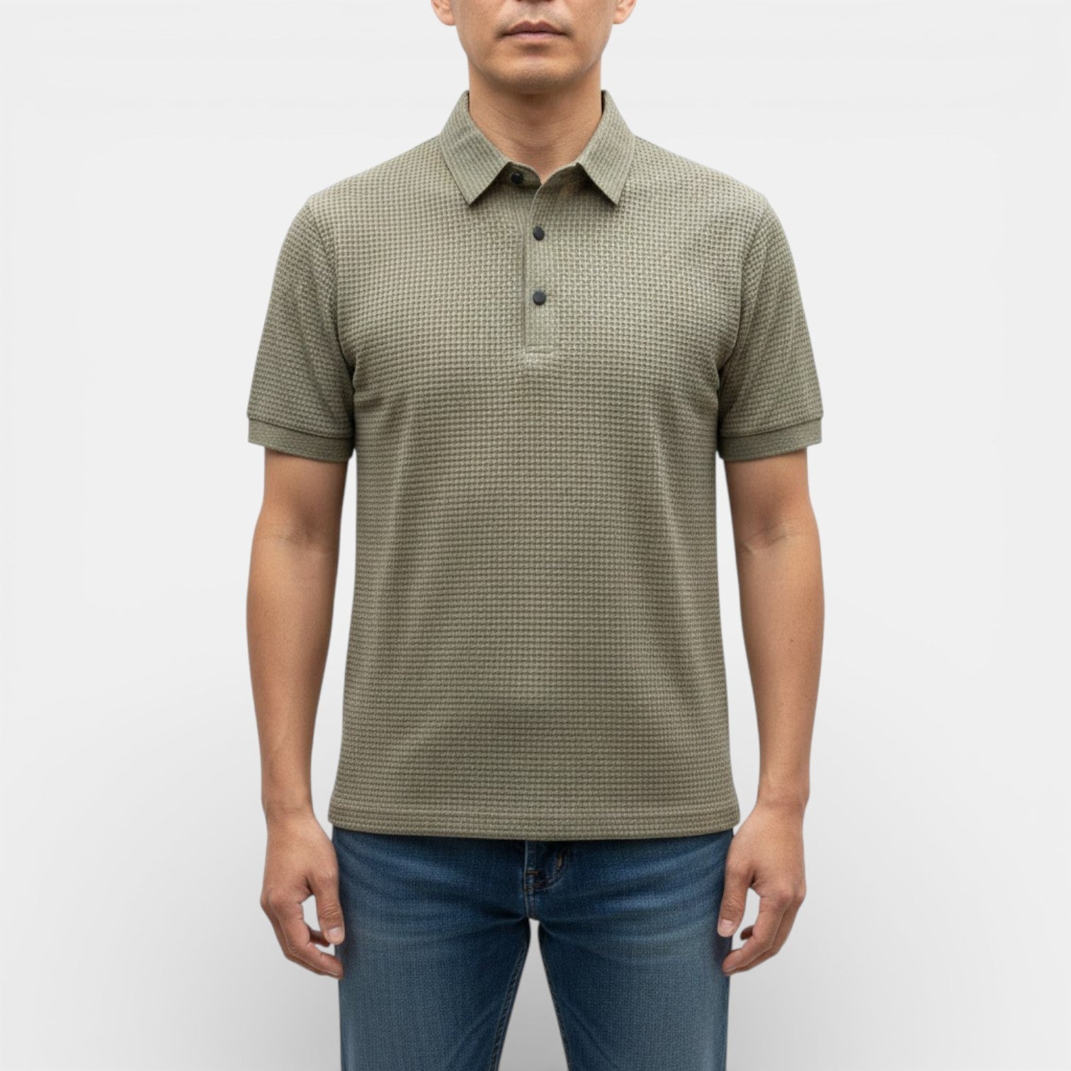 KENT 通気性ワッフル・ポロ