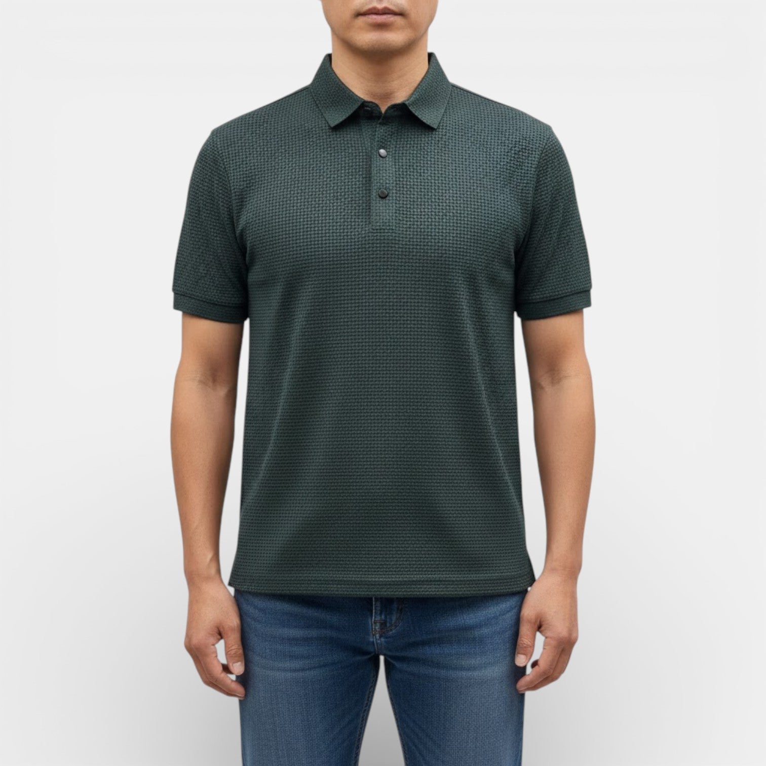 KENT 通気性ワッフル・ポロ