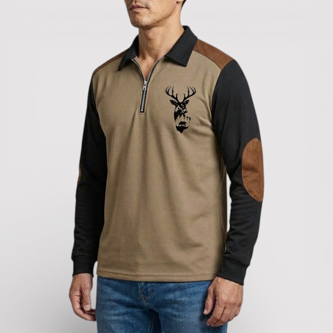 NIEL 軽量ハーフジップ・セーター