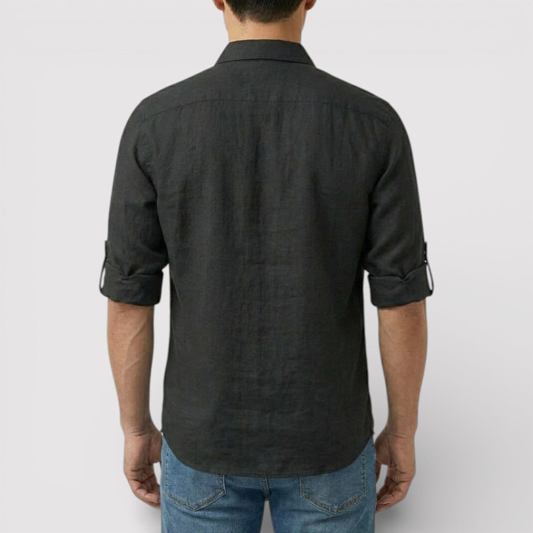 FABIO 春夏リネン・ポロシャツ