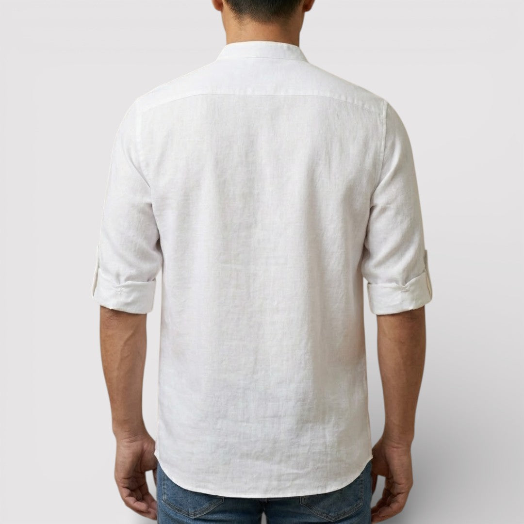 BRENO 春夏バンドカラーシャツ