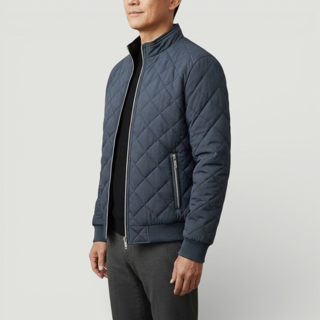 BERT キルティング・ジップ・ジャケット