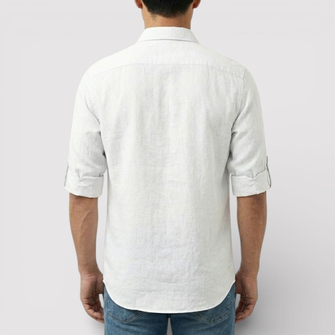 FABIO 春夏リネン・ポロシャツ