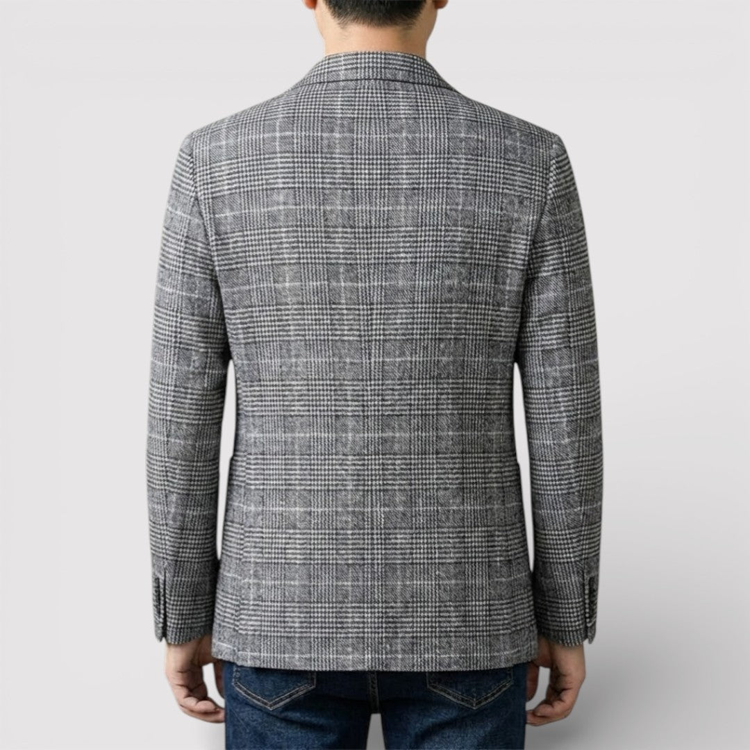 NICK プレミアム・チェック・ブレザー
