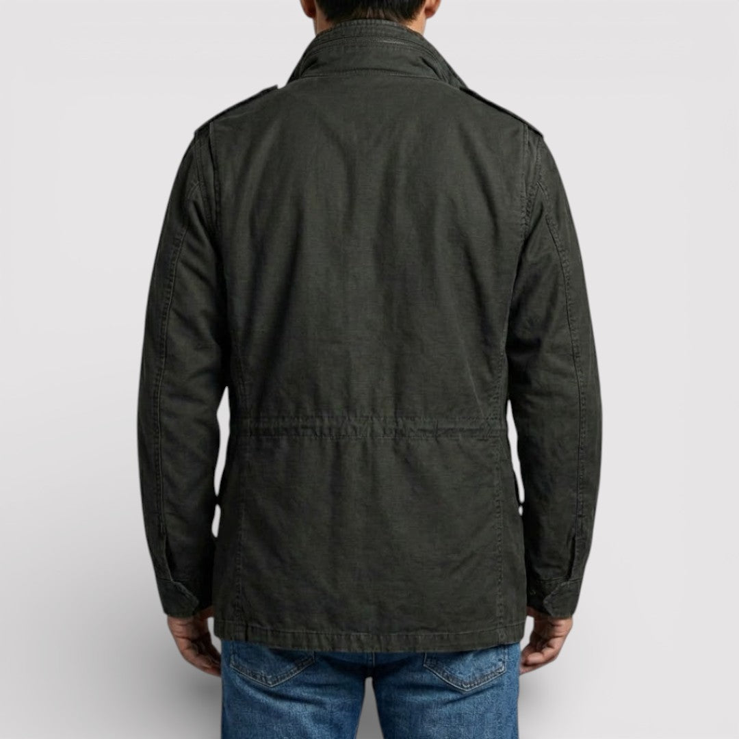 ARNEO 通気性フィールドミリタリージャケット