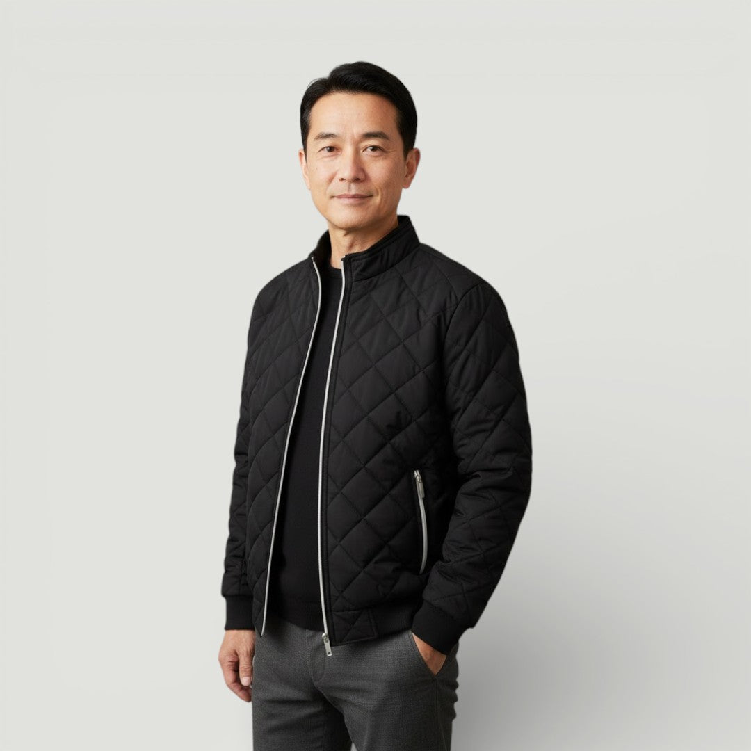 BERT キルティング・ジップ・ジャケット