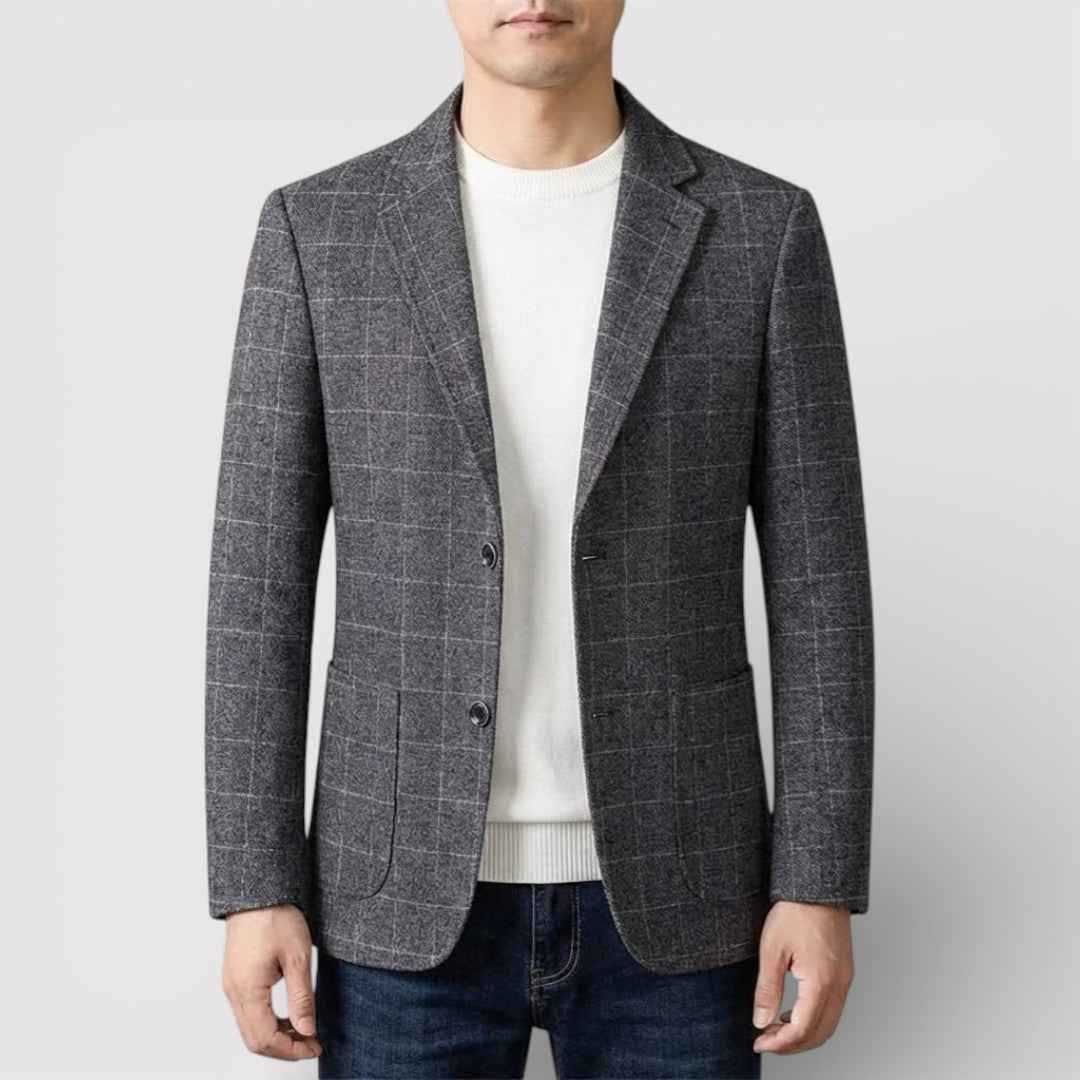 NICK プレミアム・チェック・ブレザー