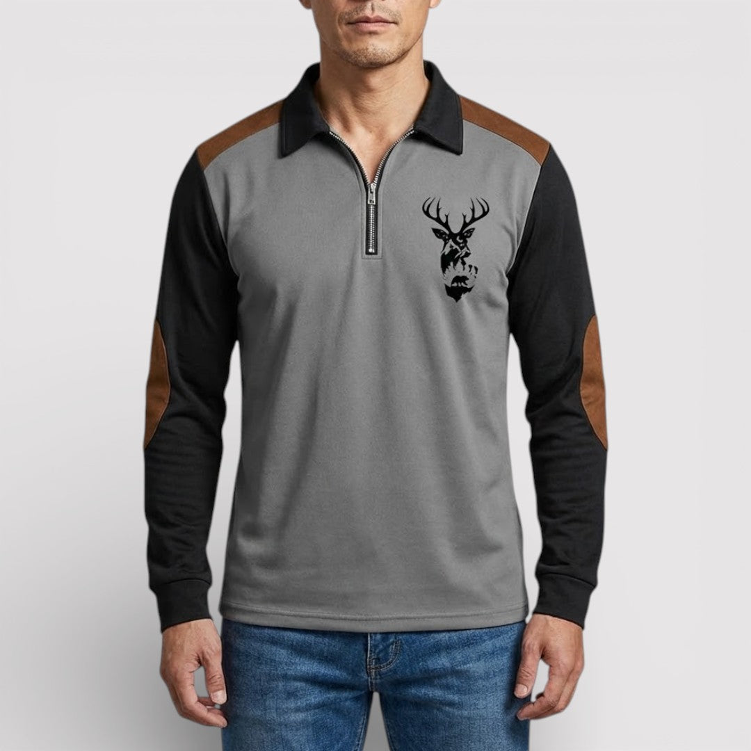 NIEL 軽量ハーフジップ・セーター