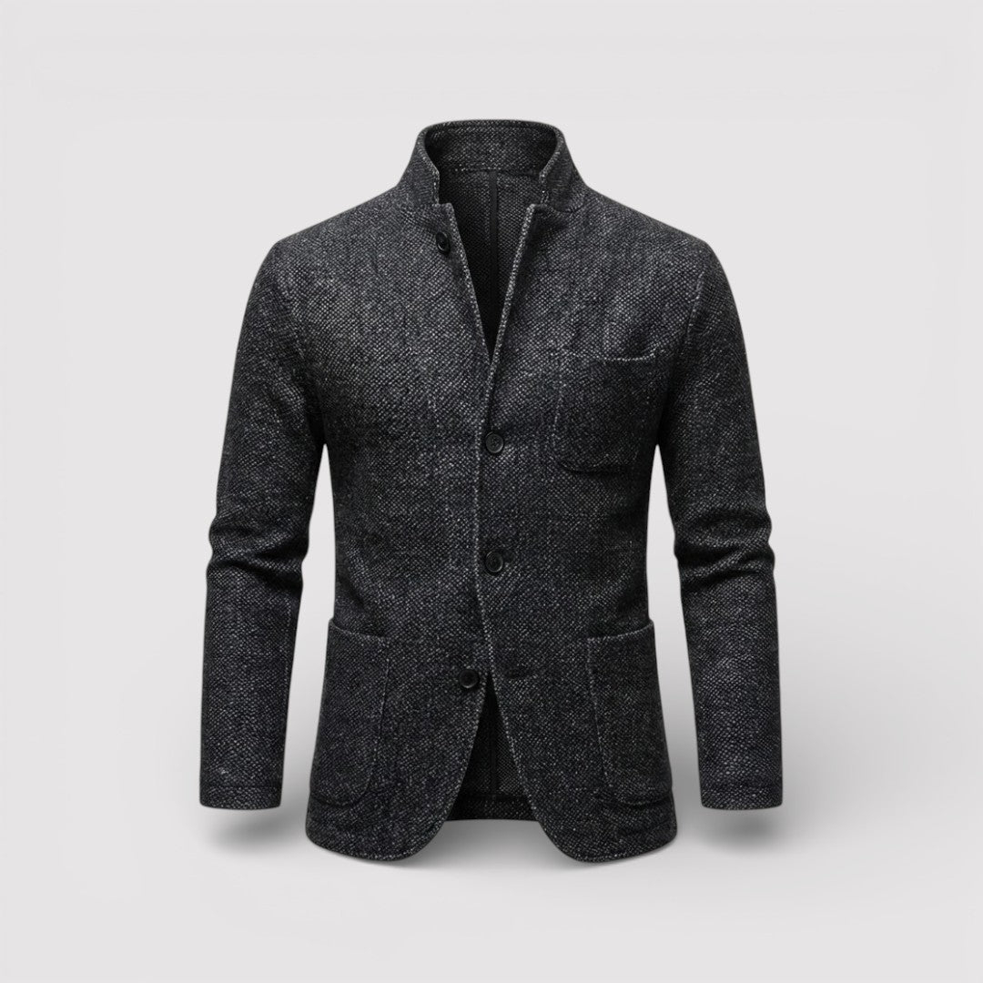 HEIKO ストレッチ・スタンドカラー・ブレザー